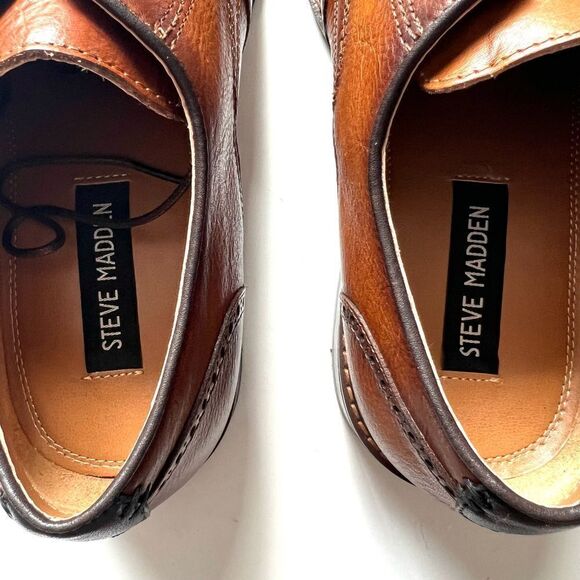 New In Box Steve Madden Bannon Oxford in Cognac - Picture 6 of 7